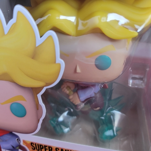 Super saiyan Trunks with swords funko # 1281 (nib) With pop protector - Picture 3 of 7